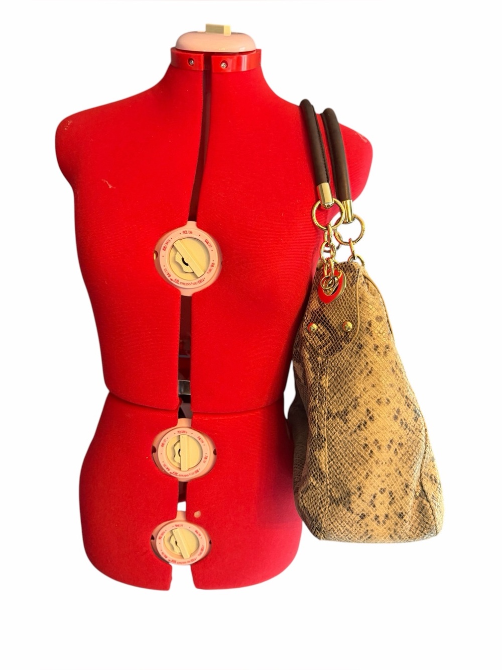 Cynthia Rowley Embossed Leather Hobo - Picture 9 of 14